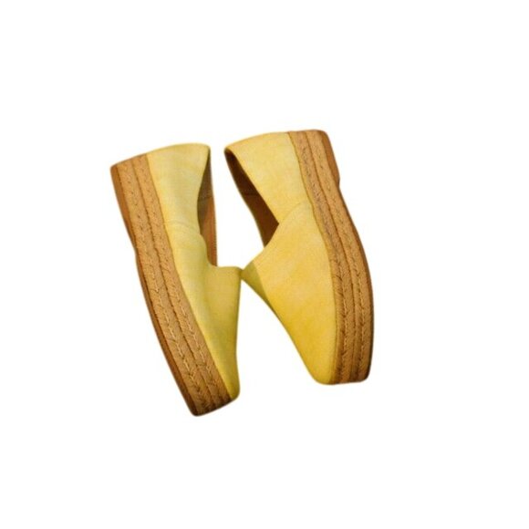 Naturalizer Size 9.5M Tweedy Fabric Rope Covered Platform Shoes NEW - Picture 3 of 4